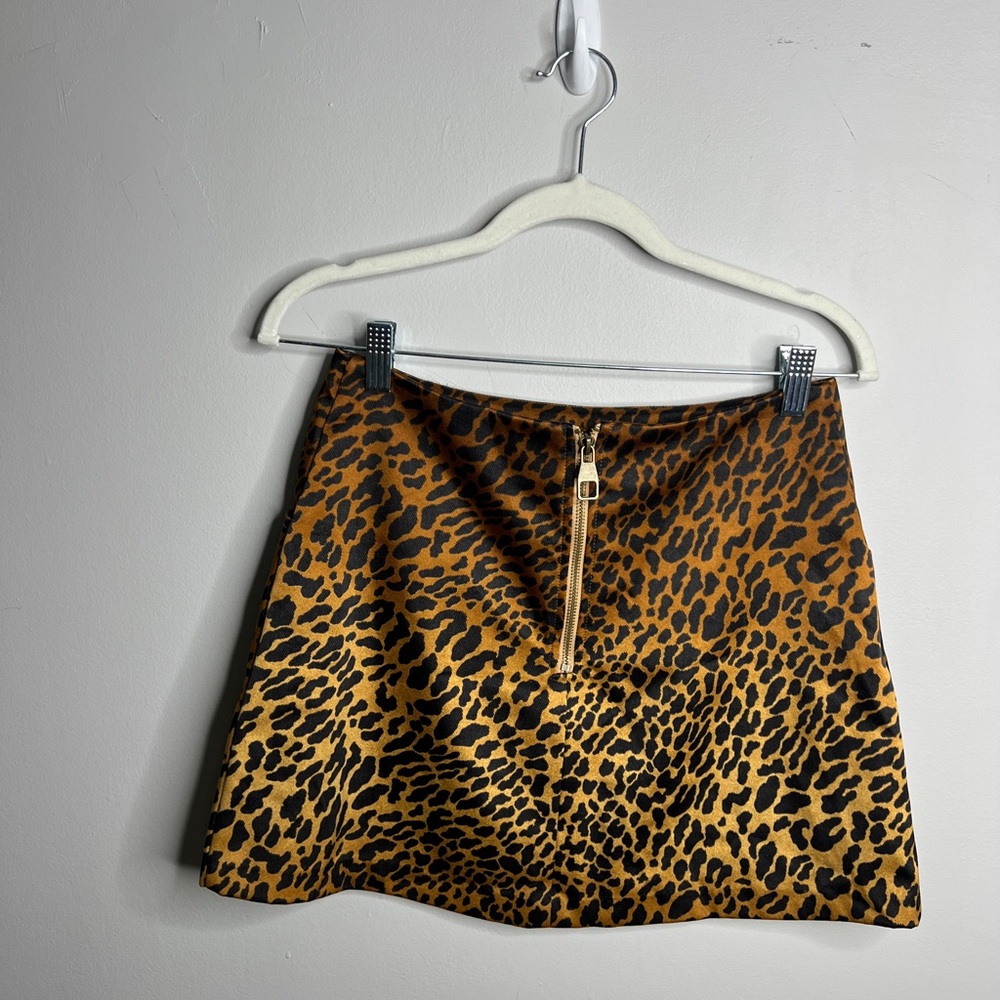 Cheetah Print Ecote Urban Outfitters Mini Skirt - Picture 5 of 10